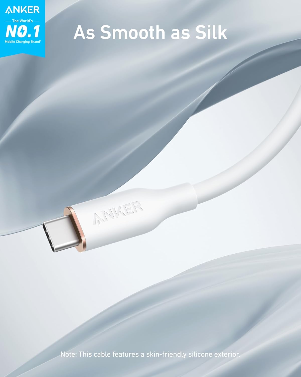 Anker 643 USB-C to USB-C Cable (Flow, Silicone) - Image 8