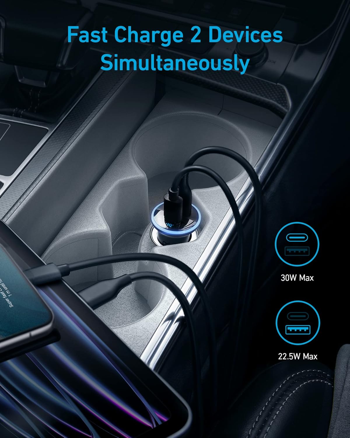 Anker 323 Car Charger (52.5W) - Image 3