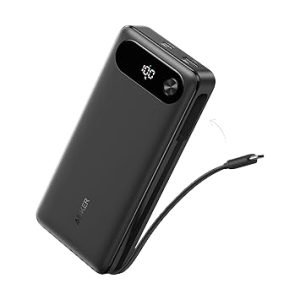 Anker Power Bank (20K, 87W, Built-In USB-C Cable)