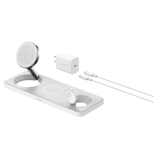 Refurbished Anker MagGo Wireless Charging Station (3-in-1 Pad)