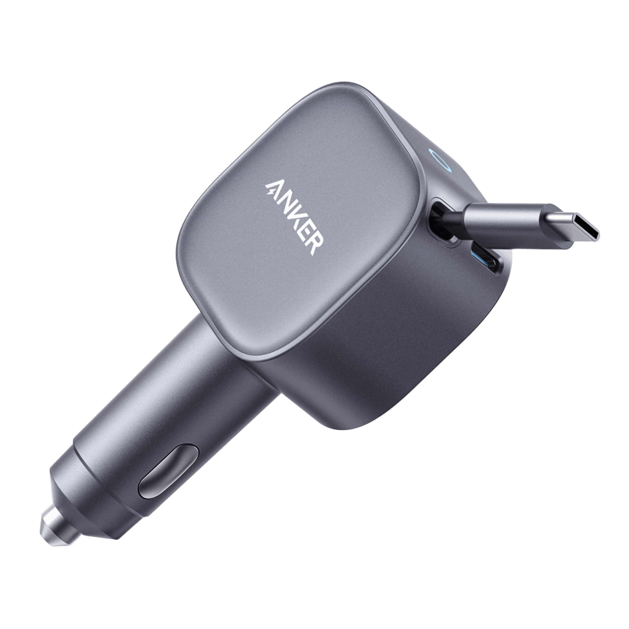 Anker Nano 75W Car Charger and Anker Prime USB-C to USB-C Cable (240W, Upcycled-Braided) - Image 2